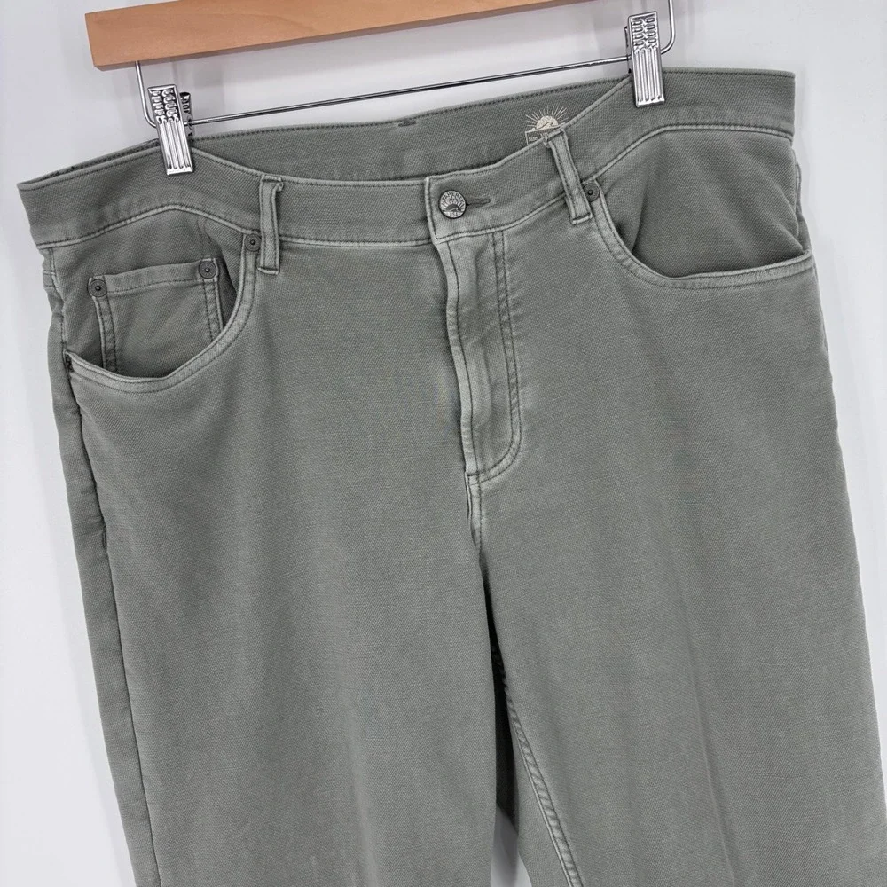 Faherty Stretch Terry 5-Pocket Pants Mens 36x28 